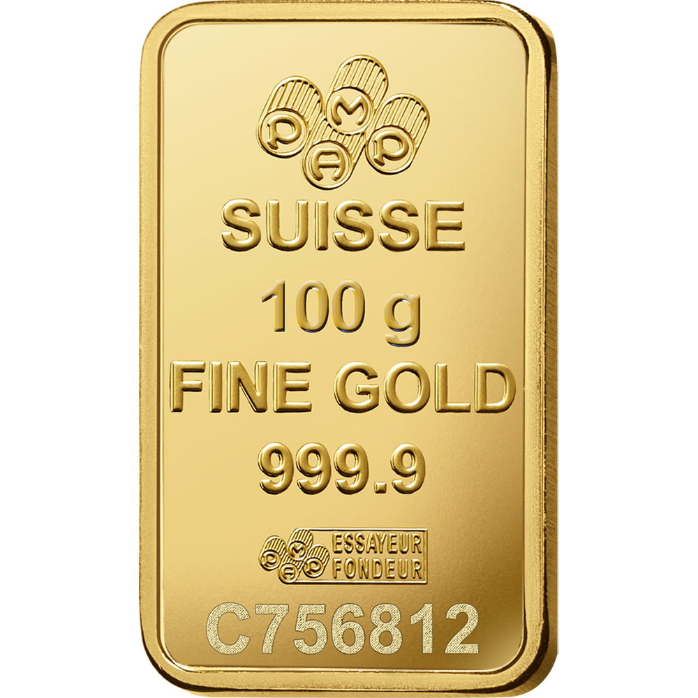 100 gram PAMP Gold Bar